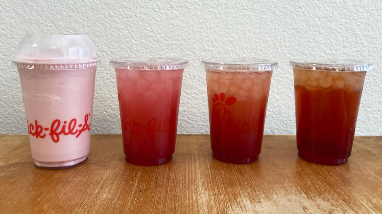 Chick-fil-A Cherry Berry drinks lineup