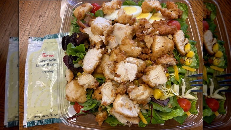 Chick-fil-A Cobb Salad near dressing