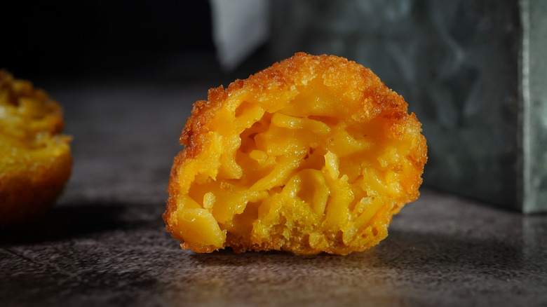 Mac and cheese bites fried