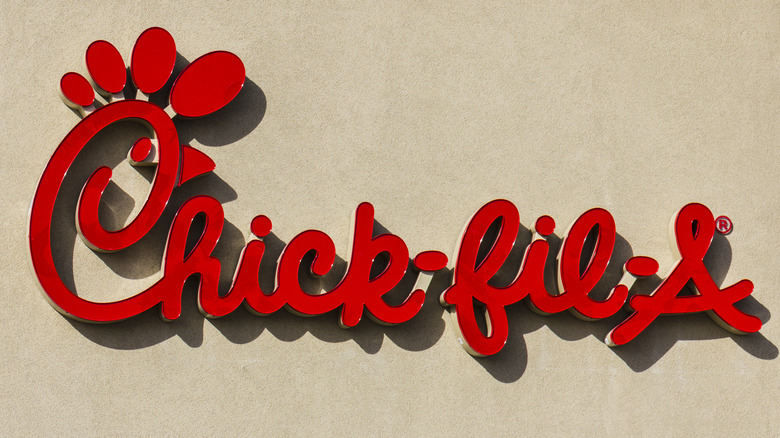 A Chick-fil-A sign