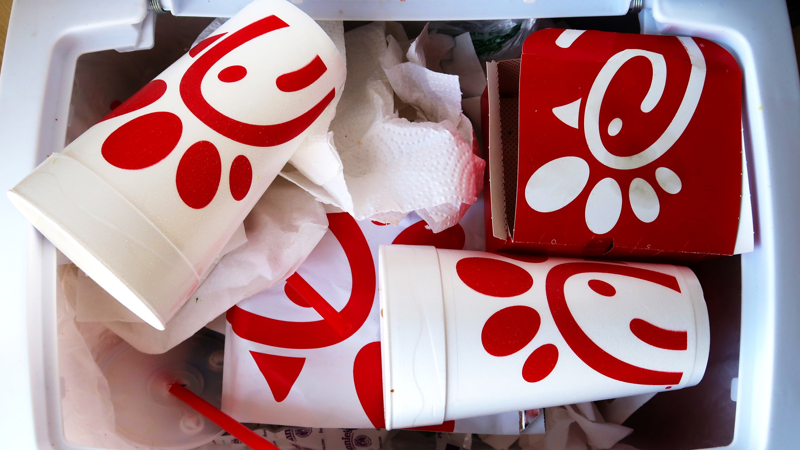 ChickFilA Fans Are Rolling Their Eyes At This Trash Can Complaint