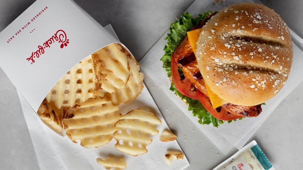 Chick-fil-A spicy grilled chicken sandwich