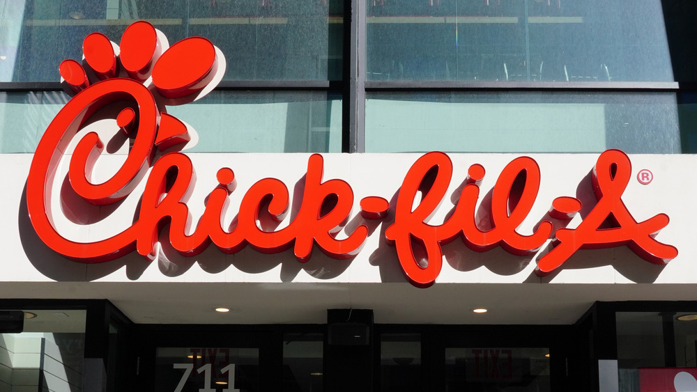 Chick-fil-A storefront restaurant