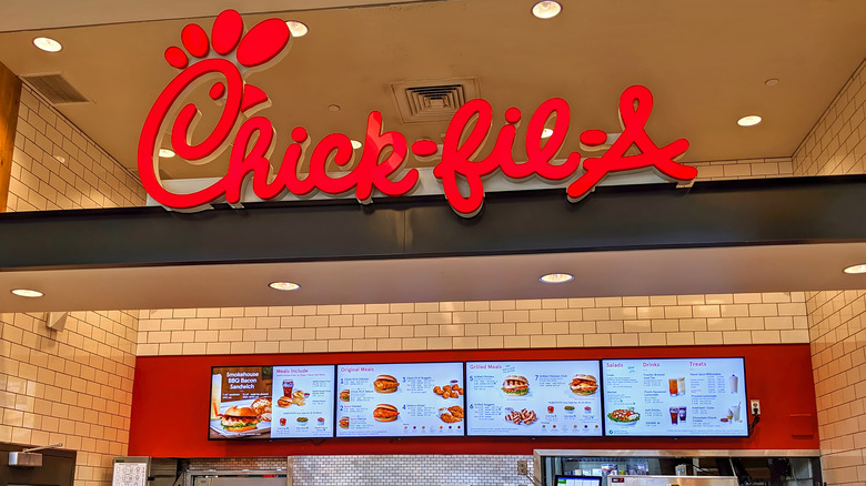 Chick-fil-A counter