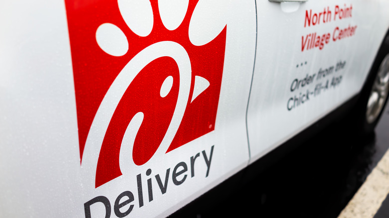 Chick-fil-A delivery car