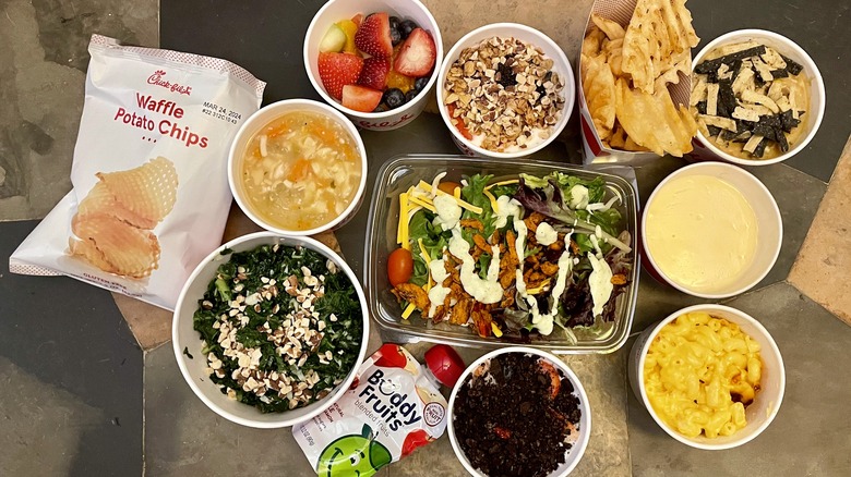 collection of Chick-fil-A sides