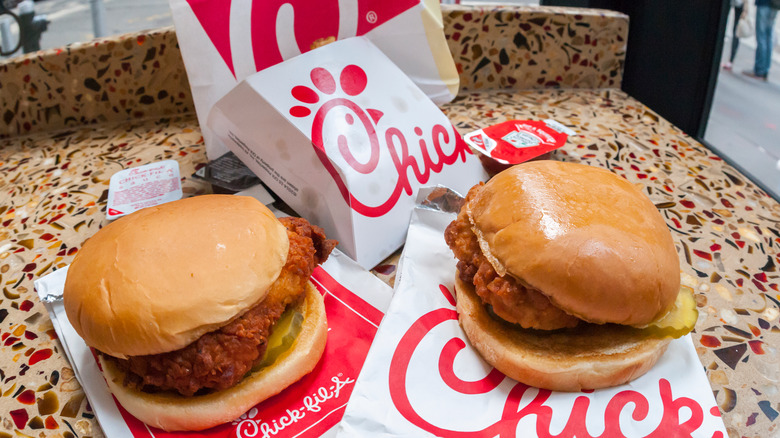 Chick-fil-A chicken sandwiches