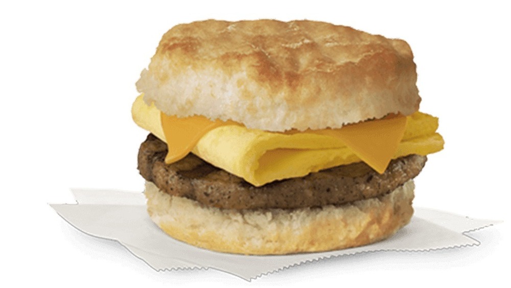 Chick-fili-A Sausage, Egg and Cheese Biscuit