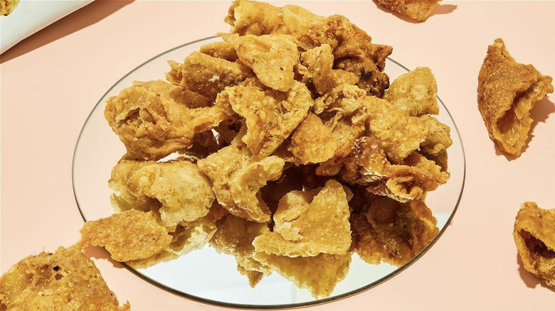 chicken skin chips