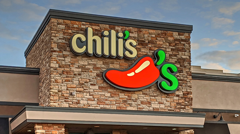 Outside a Chili's outlet