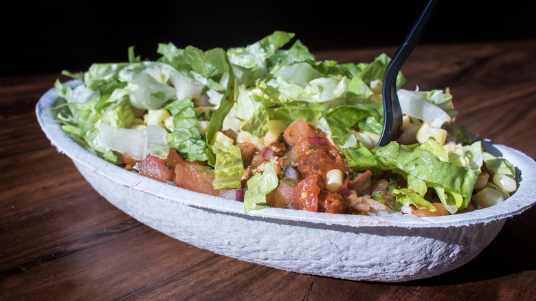 Chipotle burrito bowl