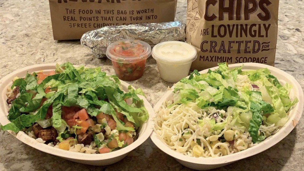 A Chipotle order 