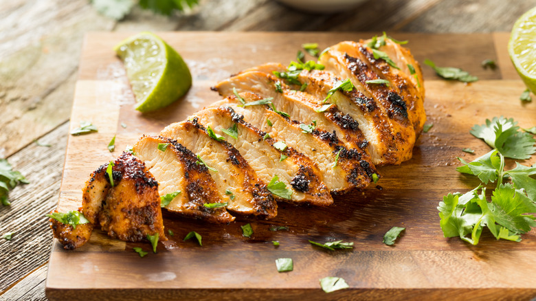Grilled chicken cilantro and lime