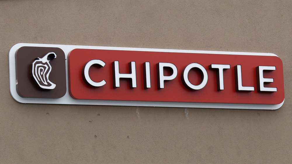 A Chipotle sign
