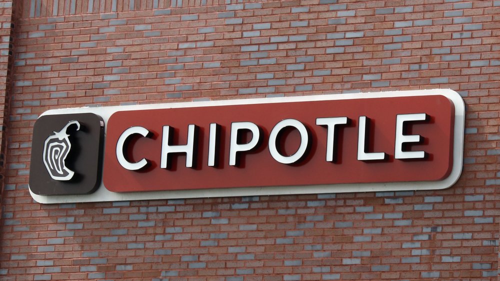 Chipotle sign