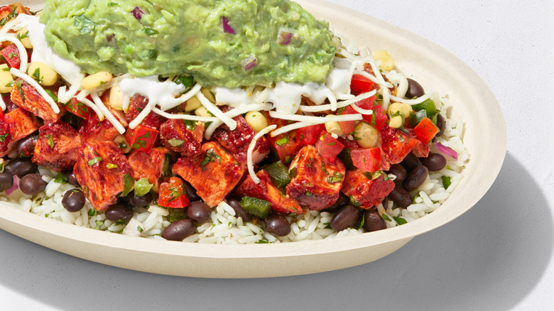 Chipotle's chicken al pastor bowl