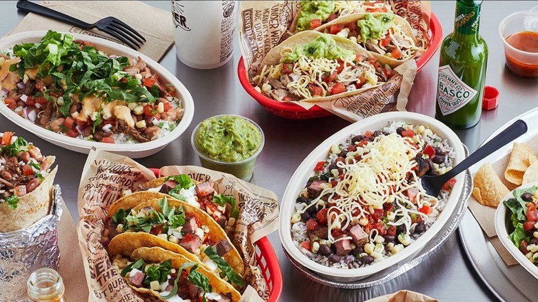 Chipotle tacos and bowls