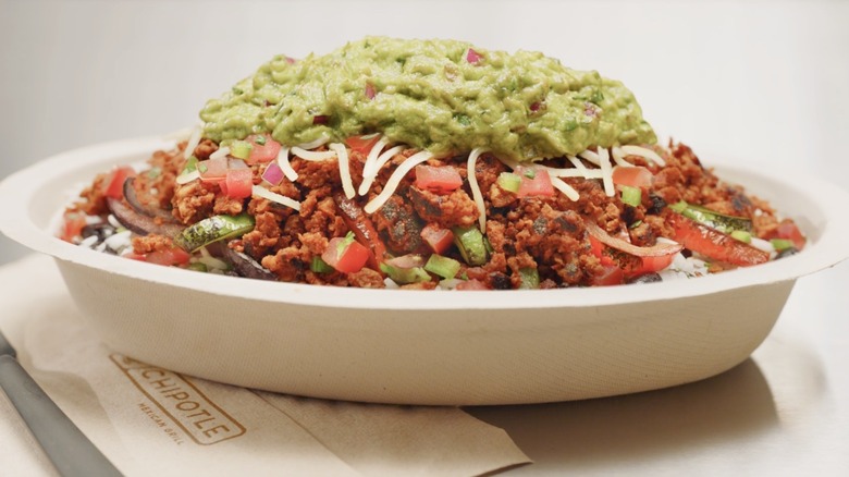 Chipotle new plant-based chorizo lifestyle bowl