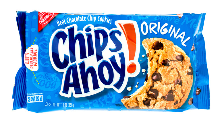 Chips Ahoy! original chocolate chip cookie packaging