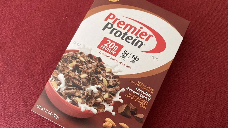premier protein cereal box