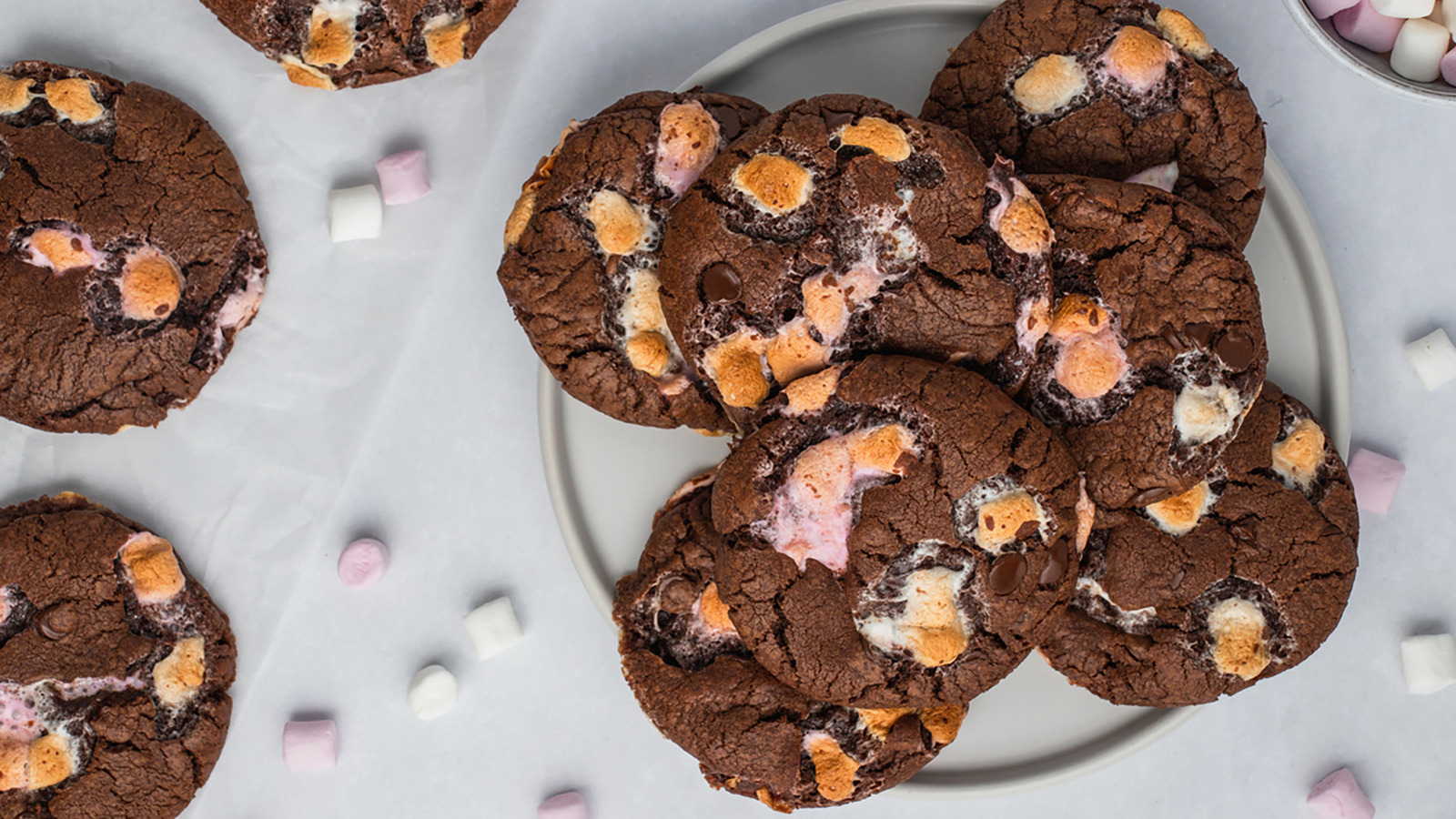Chocolate Marshmallow Cookies Recipe