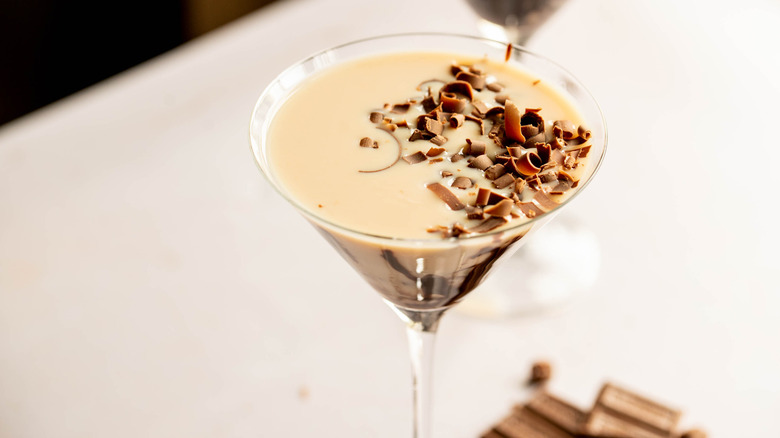 chocolate martini cocktail
