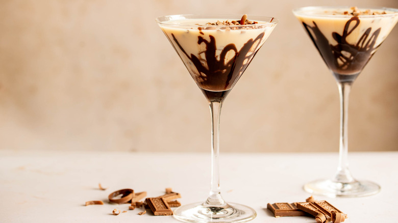 chocolate martini cocktails