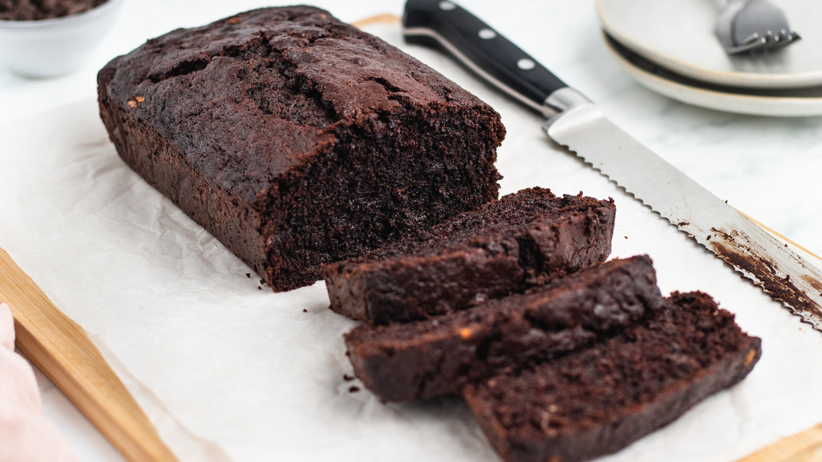 Chocolate Zucchini Loaf Cake Recipe