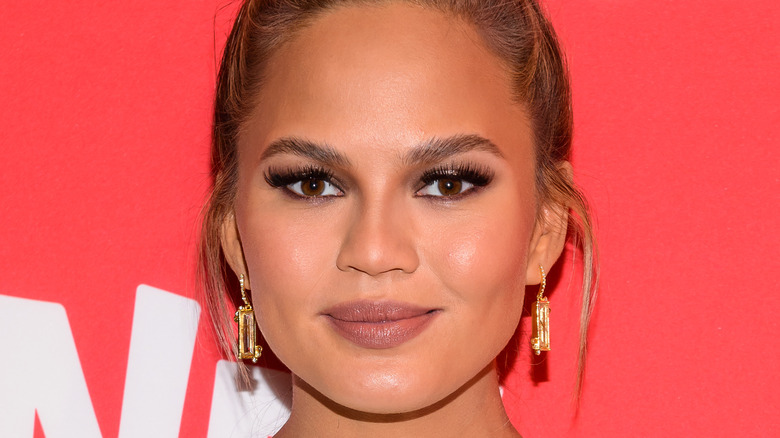 Chrissy Teigen close-up