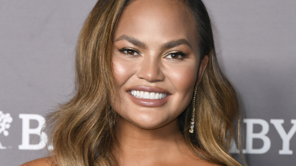 Chrissy Teigen smiling