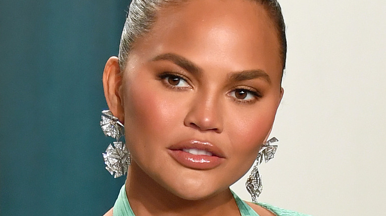 Chrissy Teigen close-up