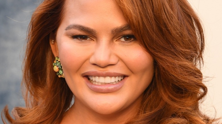 Chrissy Teigen smiling