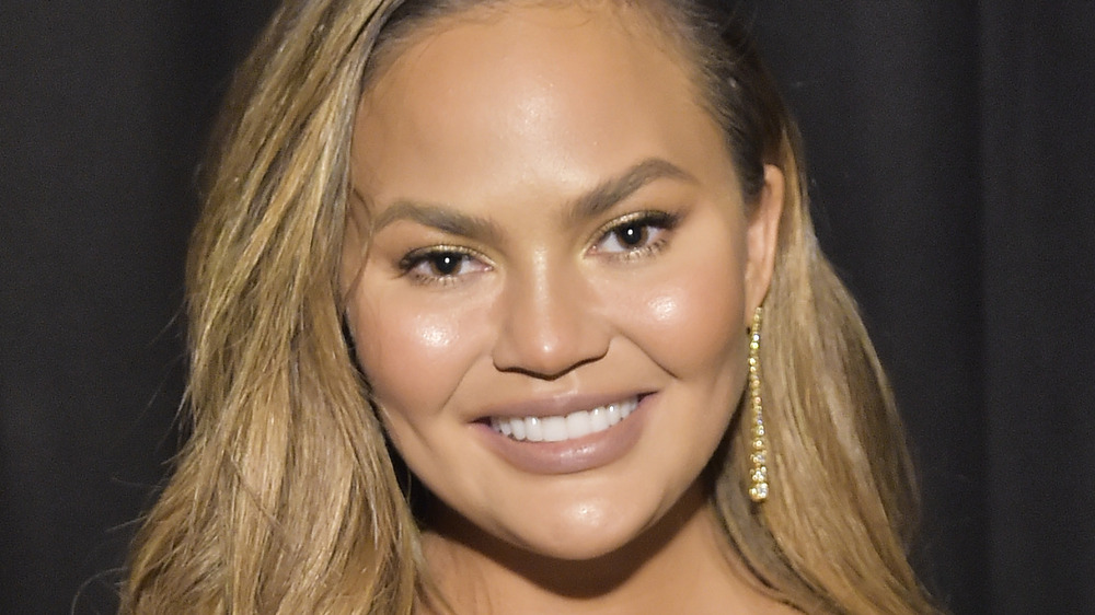 Chrissy Teigen smiling