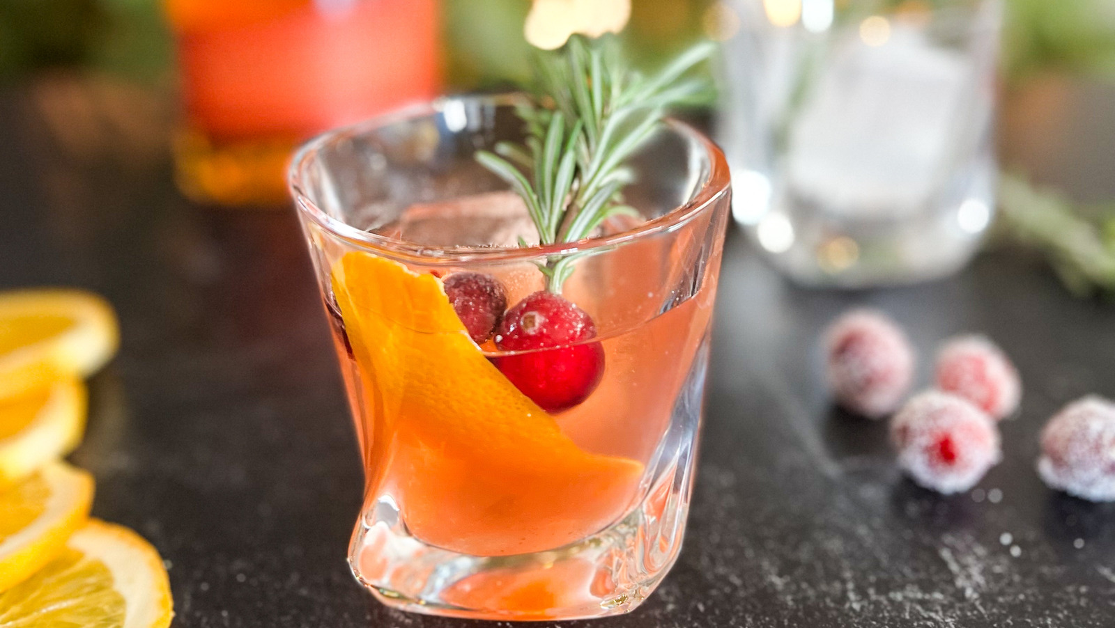 Christmas Old Fashioned Cocktail Recipe