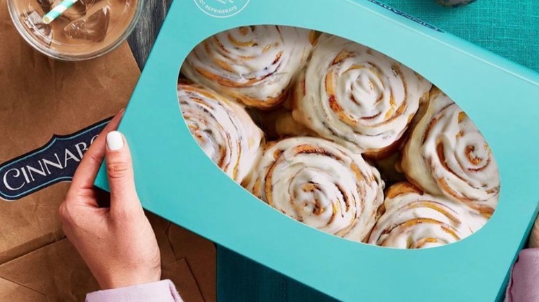 Package of Cinnabon rolls