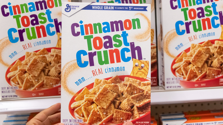 Cinnamon Toast Crunch on shelf