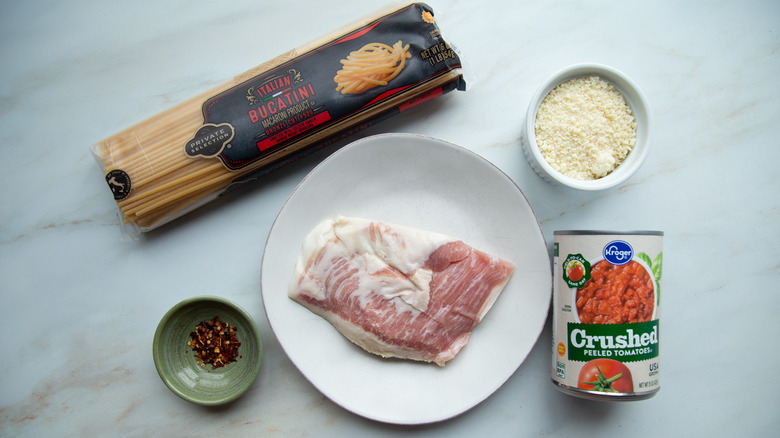 pasta amatriciana ingredients