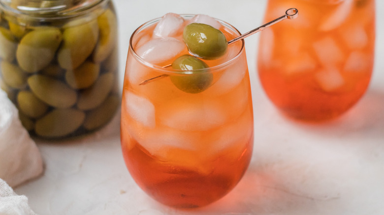 classic Aperol spritz in a glass 