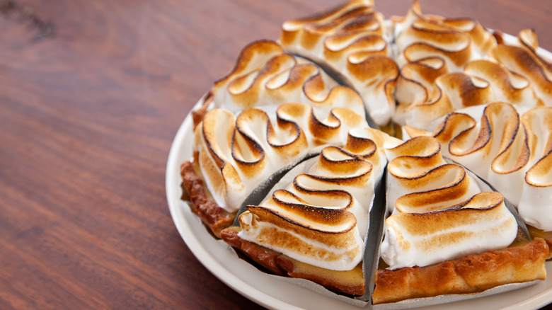 Florida orange meringue pie