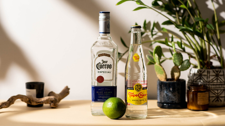 ingredients for ranch water cocktail