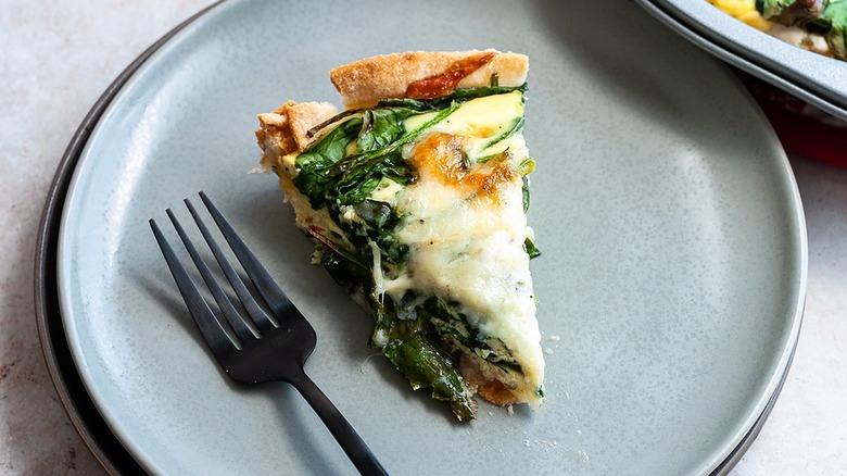 spinach quiche individual serving