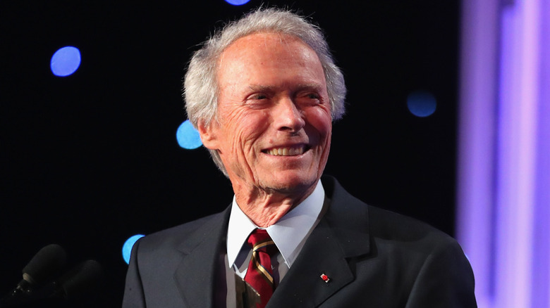 Clint Eastwood smiling