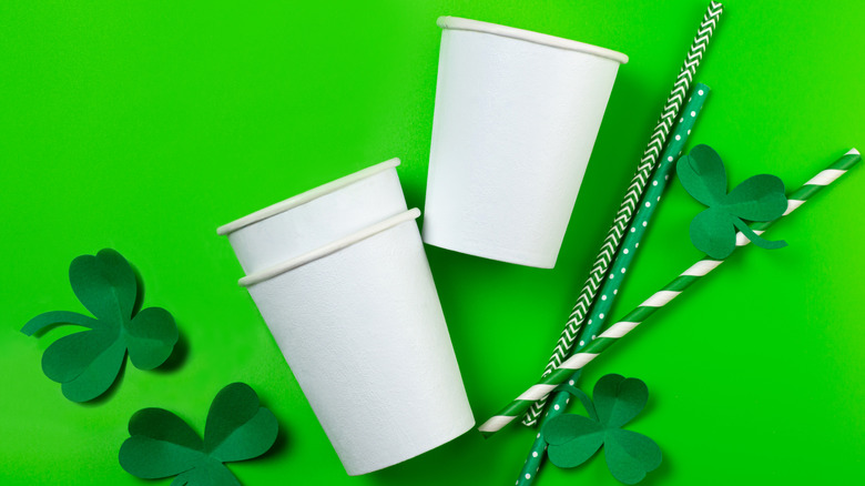 St Patrick's Day coffee