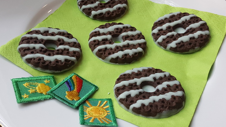 Aldi thin mint copycat cookie
