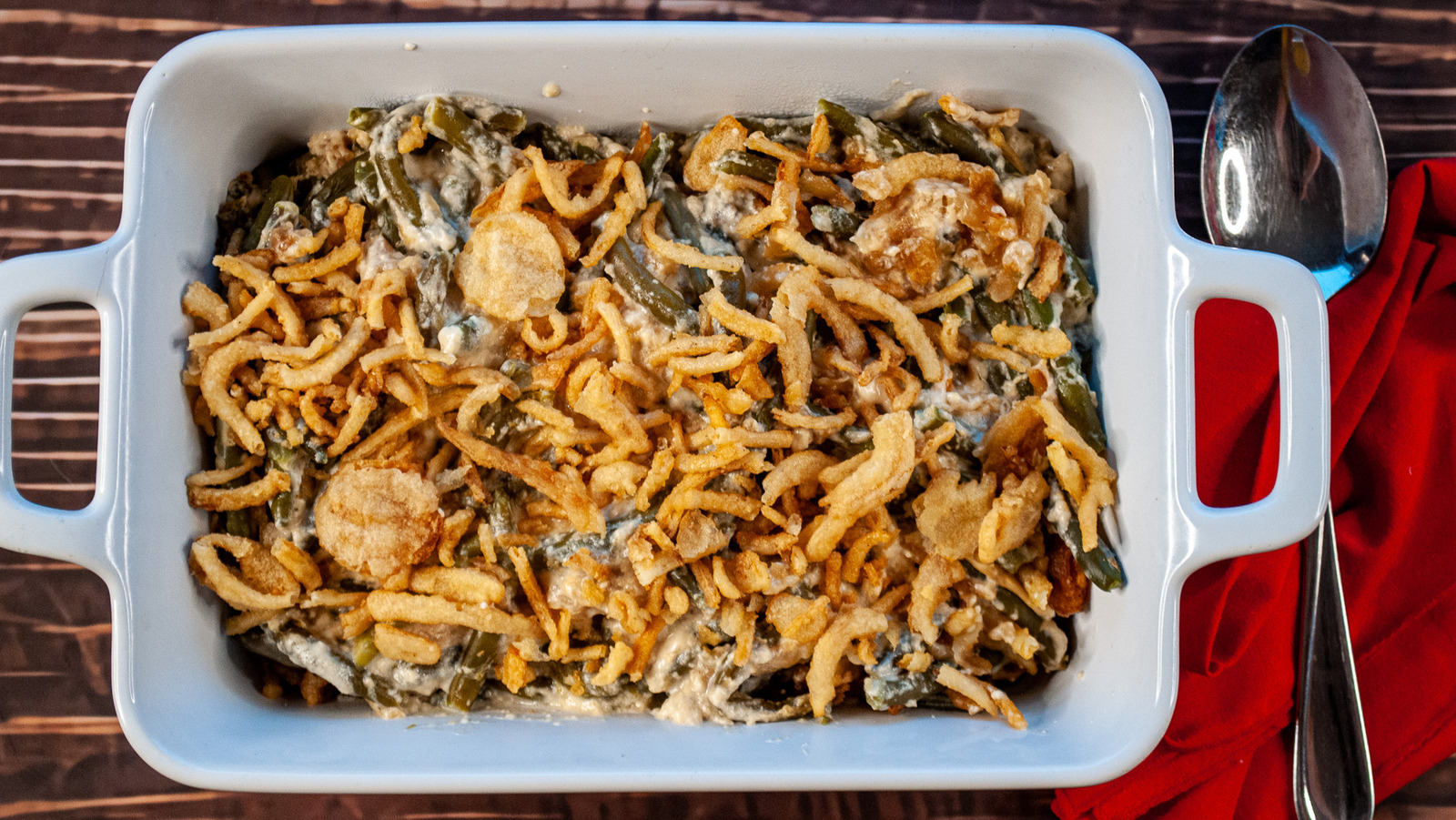 Condensed Cream Of Mushroom Soup Makes The Best Green Bean Casserole