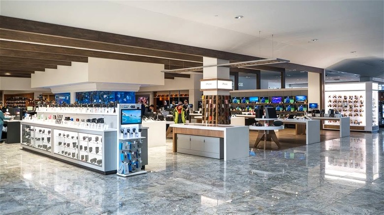 Abt Electronics store interior.