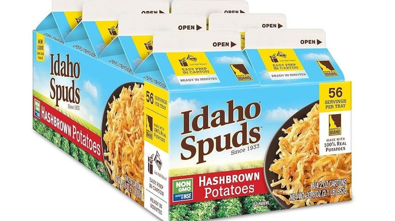 Idaho Spuds hash brown potatoes