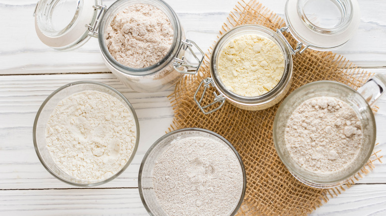 Jars of flour