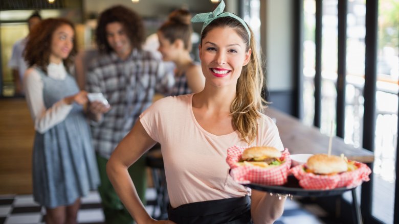 generic fast food waitress