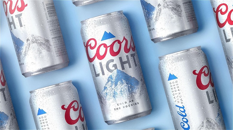 cans of coors light